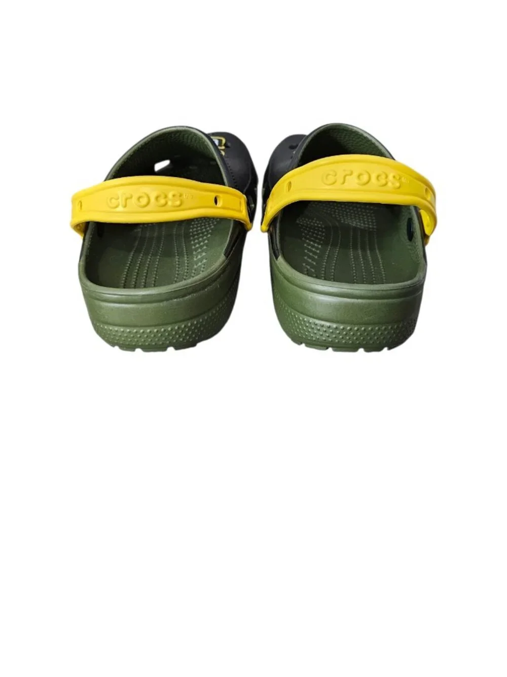Crocs Classic US Army Clogs Slip On Water Shoe Sandal Army Green Men 9 Women 11